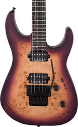 Guitare électrique forme str Jackson Pro Dinky DK2P - Purple sunset