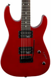 Guitare électrique forme str Jackson Dinky JS11 - Metallic red