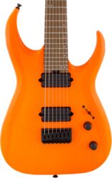 Guitare électrique 7 cordes Jackson Misha Mansoor Pro Juggernaut HT7 - Neon orange