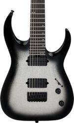 Guitare électrique baryton Jackson Pro Misha Mansoor Juggernaut HT7 - Silverburst sparkle