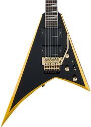 Guitare électrique métal Jackson Rhoads RRX24 - Black with yellow bevels