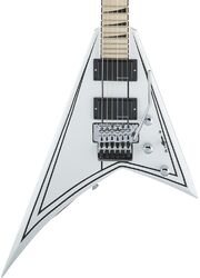 Guitare électrique métal Jackson Rhoads RRX24M - White with black pinstripes
