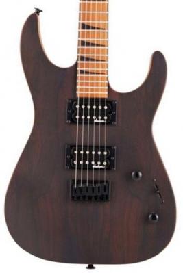 Guitare électrique solid body Jackson Dinky JS42 Ziricote FSR Ltd - Natural satin