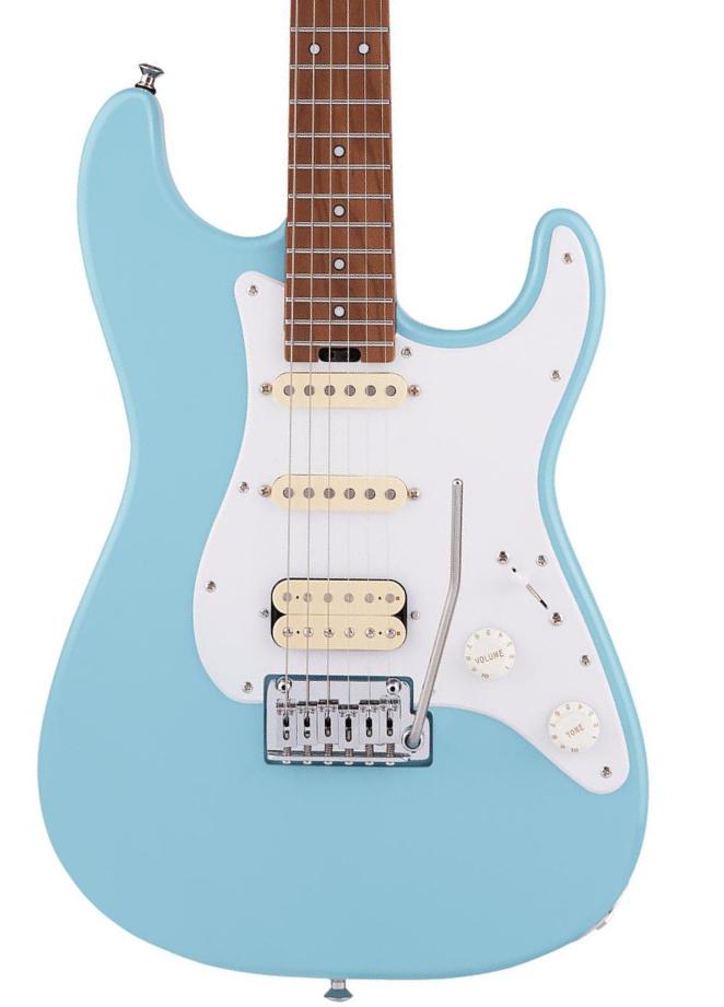 Guitare électrique signature Jackson MJ Misha Mansoor So-Cal 2PT (Japan) - Daphne blue