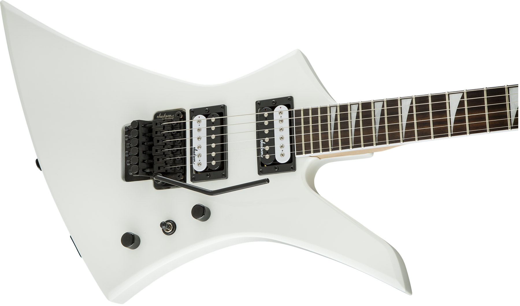 Jackson Kelly Js32 2h Fr Ama - Snow White - Guitare Électrique MÉtal - Variation 2