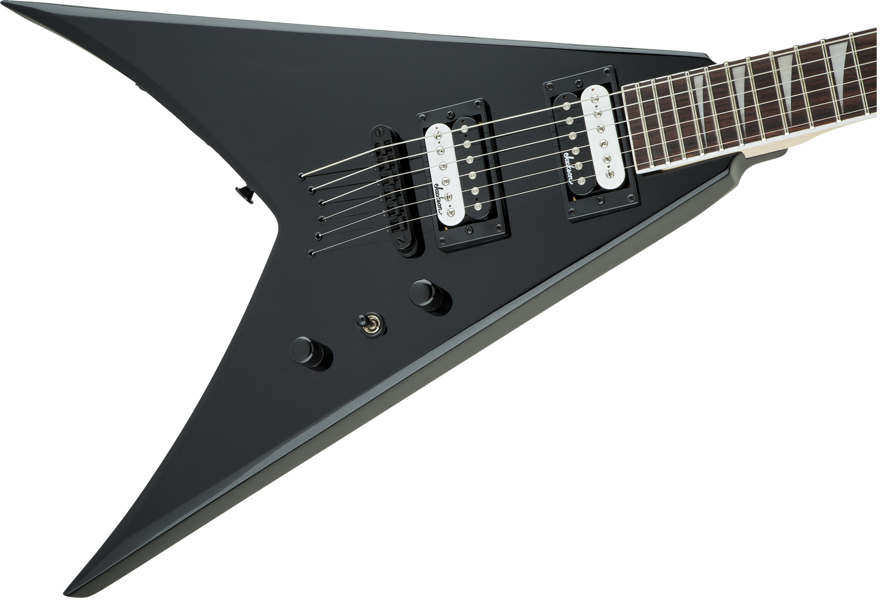 Jackson King V Js32t 2h Ht Ama - Gloss Black - Guitare Électrique MÉtal - Variation 2