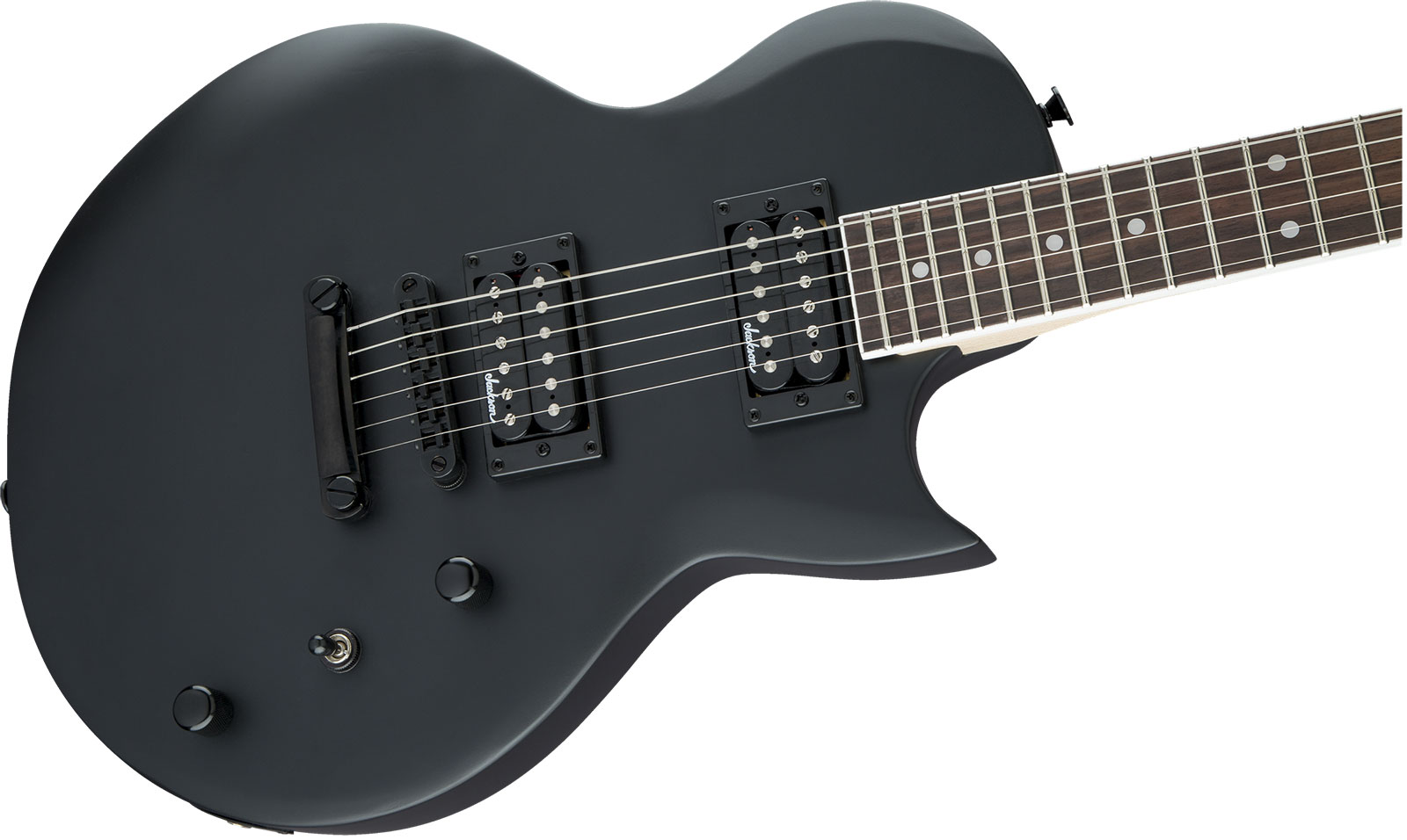 Jackson Monarkh Sc Js22 2h Ht Ama - Satin Black - Guitare Électrique Single Cut - Variation 2