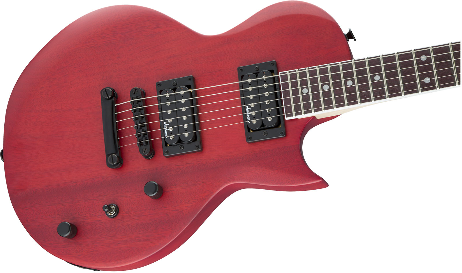 Jackson Monarkh Sc Js22 2h Ht Ama - Red Stain - Guitare Électrique Single Cut - Variation 2