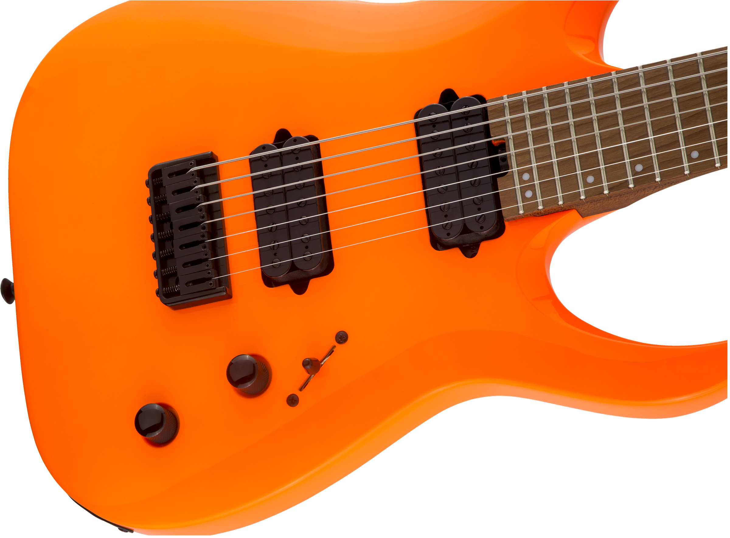 Jackson Misha Mansoor Juggernaut Ht7 Pro Signature 2h Ht Mn - Neon Orange - Guitare Électrique 7 Cordes - Variation 3