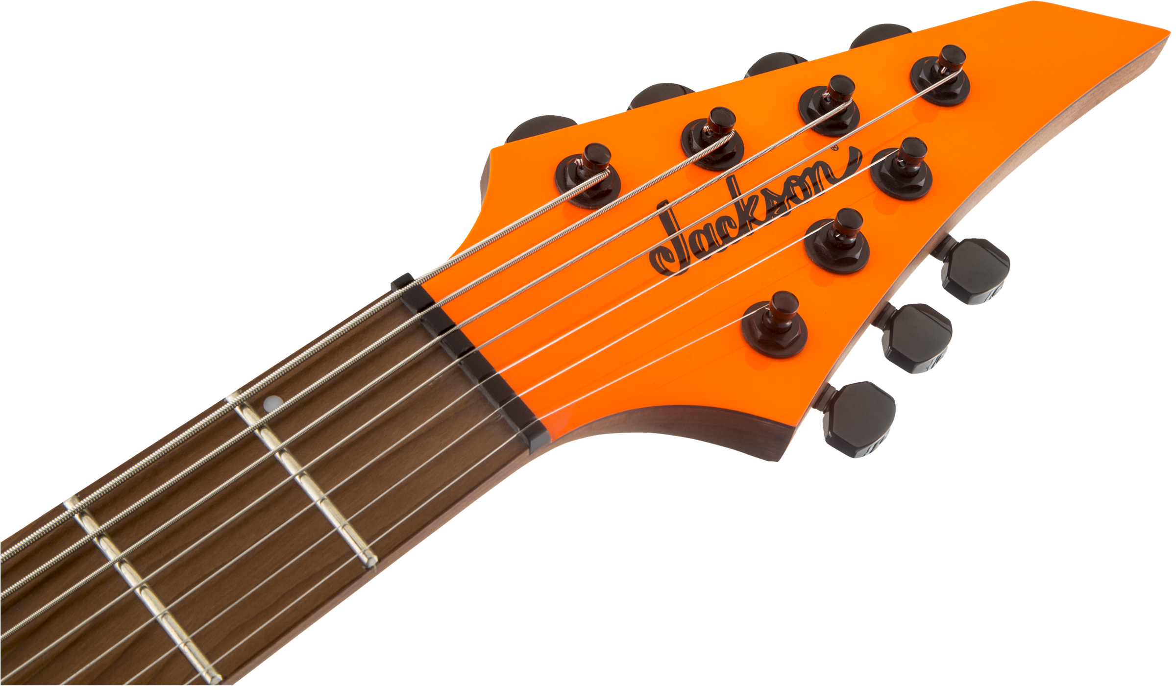 Jackson Misha Mansoor Juggernaut Ht7 Pro Signature 2h Ht Mn - Neon Orange - Guitare Électrique 7 Cordes - Variation 4
