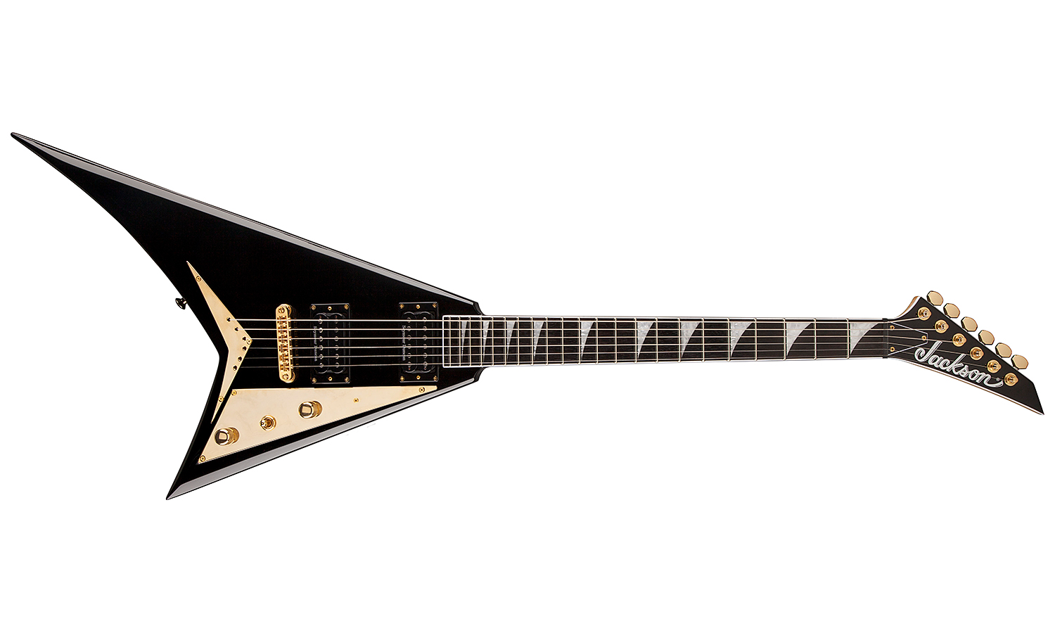 Jackson Rhoads Rrt-5 Pro 2h Seymour Duncan Ht Eb - Black - Guitare Électrique MÉtal - Variation 1