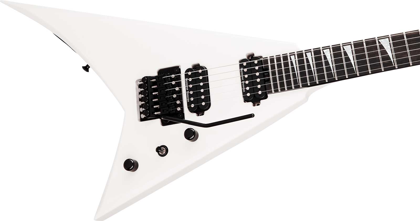 Jackson Rhoads Rr24 American 2h Seymour Duncan Fr Eb - Snow White - Guitare Électrique MÉtal - Variation 2