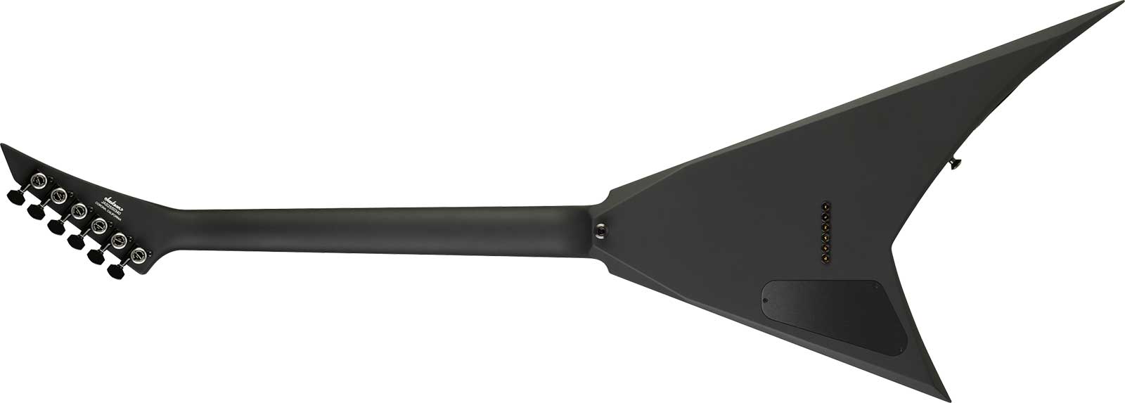 Jackson Rhoads Rr24 Rr24 Ht American 2h Seymour Duncan Ht Eb - Satin Black - Guitare Électrique MÉtal - Variation 1