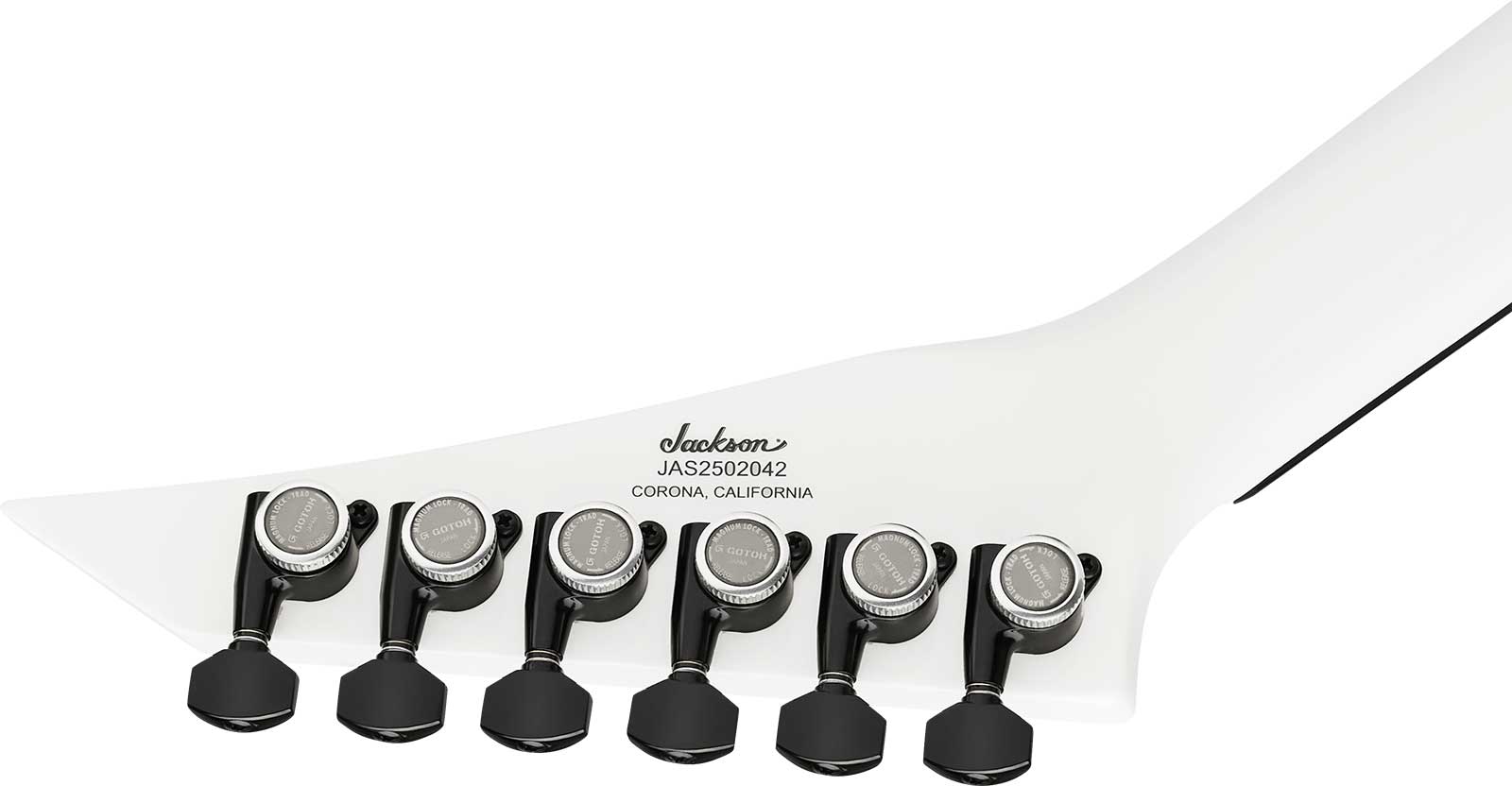 Jackson Rhoads Rr24 Rr24 Ht American 2h Seymour Duncan Ht Eb - Snow White - Guitare Électrique MÉtal - Variation 3