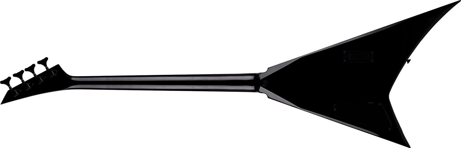 Jackson Rhoads Rrb Iv X-series Bass Active Emg Ama - Black With White Pinstripe - Basse Électrique Solid Body - Variation 1