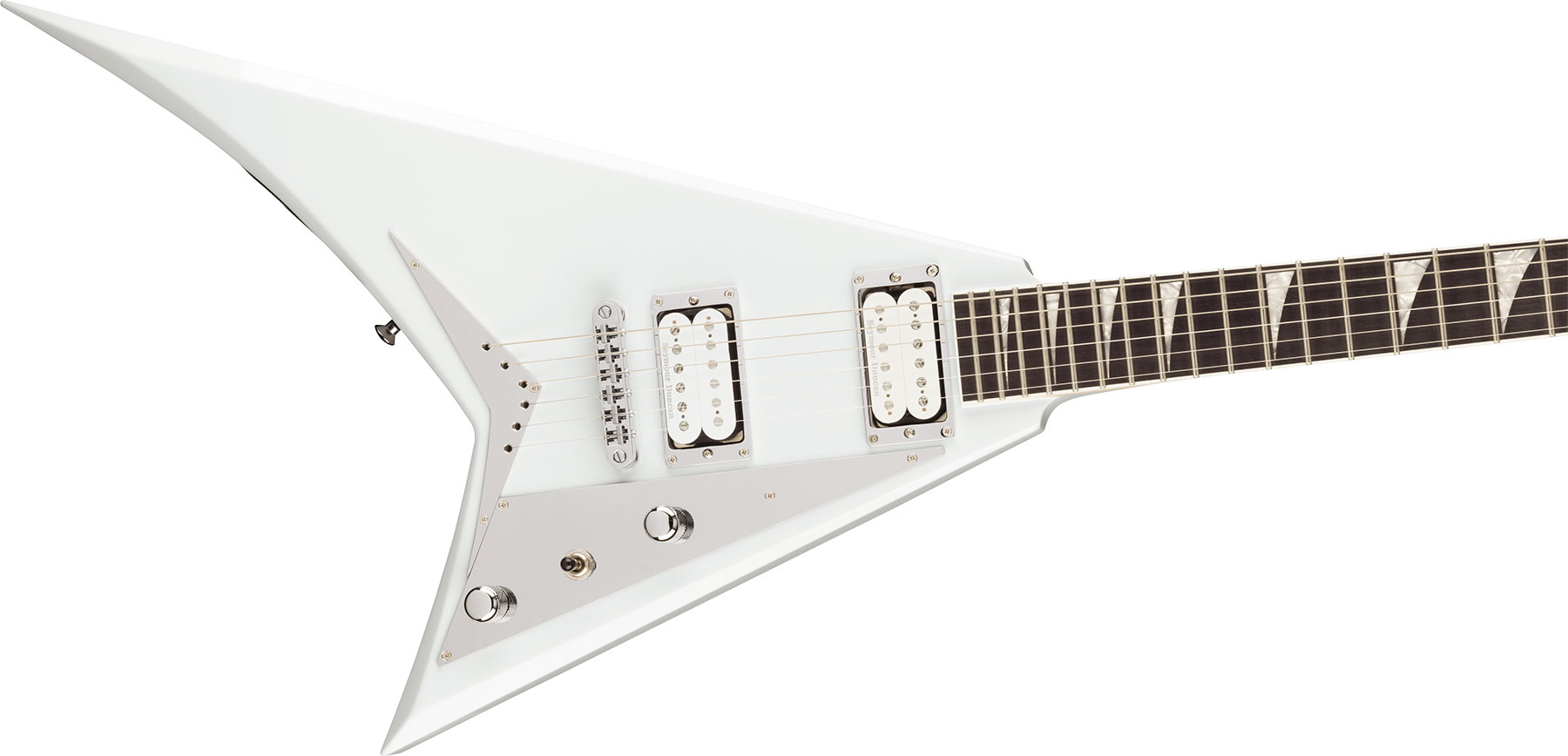 Jackson Rhoads Rrt Mj Jap 2h Seymour Duncan Ht Eb - Snow White - Guitare Électrique MÉtal - Variation 2