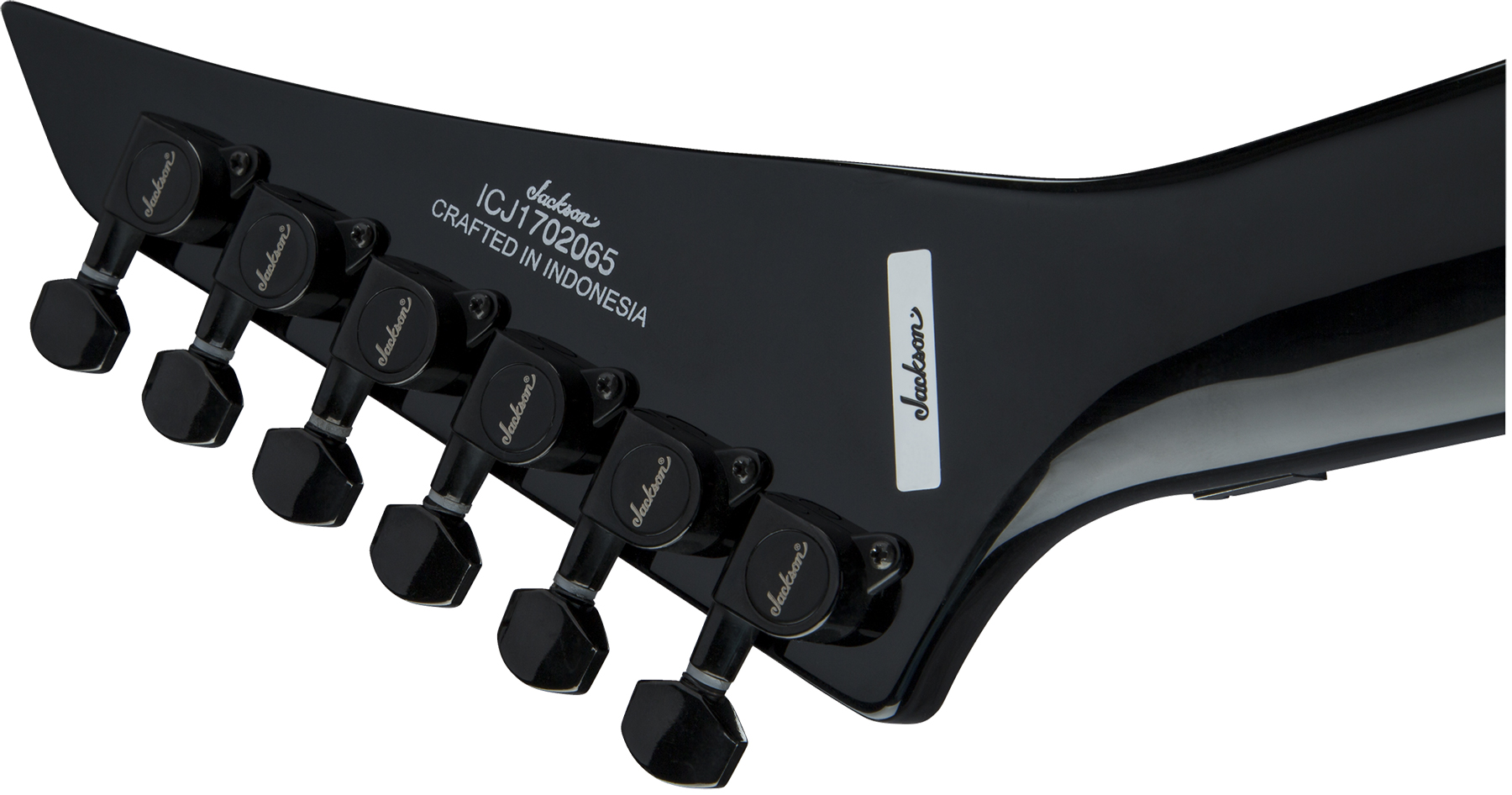 Jackson Rhoads Rrx24 2h Seymour Duncan Fr Lau - Gloss Black - Guitare Électrique MÉtal - Variation 3