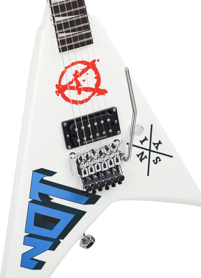 Jackson Rr-22 Legend Series Rhoads Scott Ian Signature Ltd Edition Fr 1h Eb - Pearl White - Guitare Électrique MÉtal - Variation 4