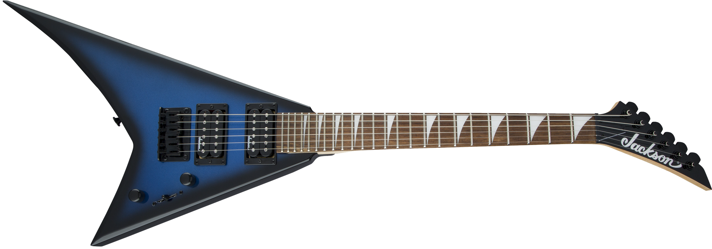 Jackson Rr Minion Js1x - Metallic Blue Burst - Guitare Électrique Enfant - Variation 3
