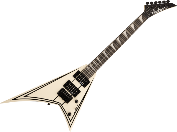 Jackson RR Minion JS1XM - snow white w/ black pin stripes Electric