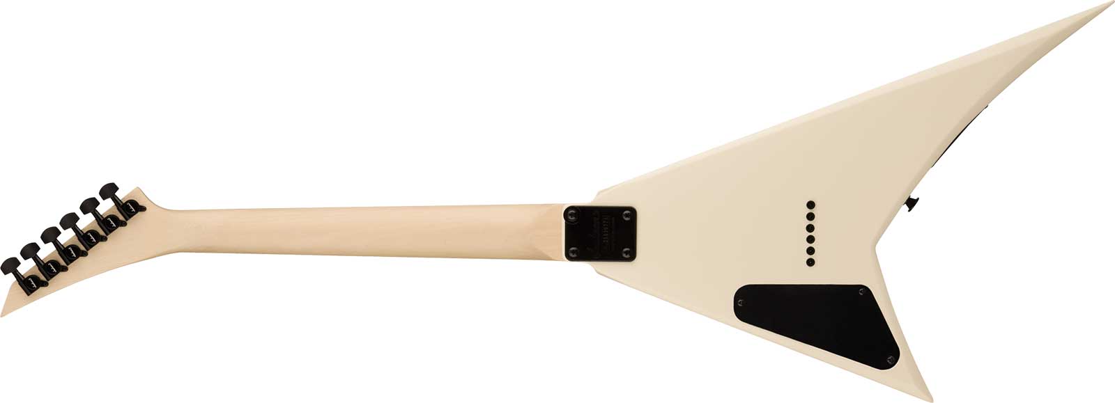 Jackson Rr Minion Js1xm Rhoads Shsc 2h Ht Ama - Snow White W/ Black Pin Stripes - Guitare Électrique Enfant - Variation 1