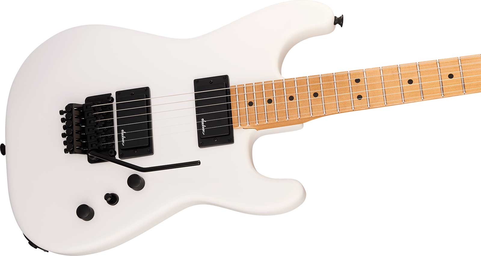 Jackson San Dimas Sd1 Hh Fr Pro Origins 1985 Mex 2h Fr Mn - Snow White - Guitare Électrique Forme Str - Variation 2