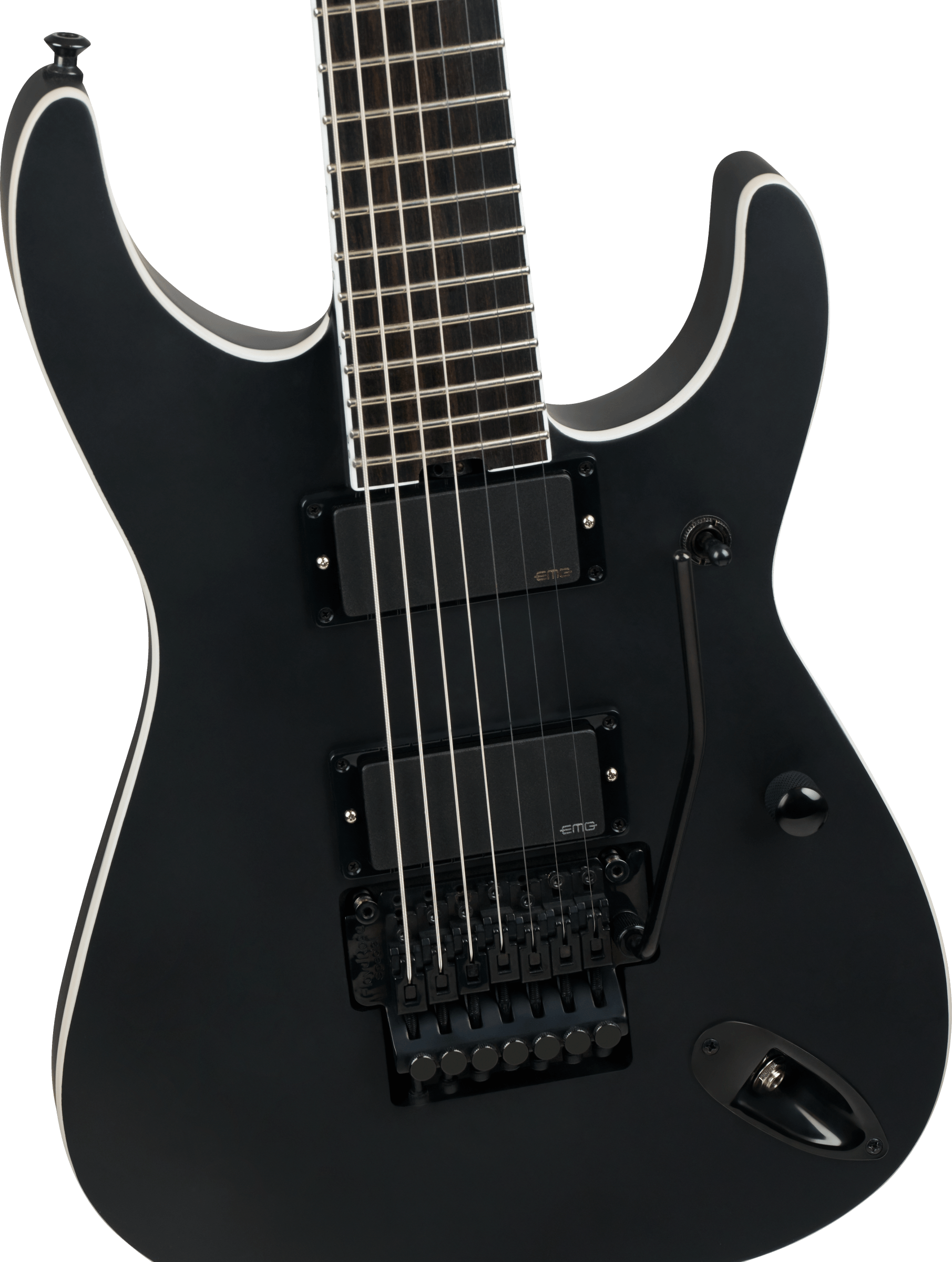 Jackson Sl7 Soloist Pro Series Chris Rorland Signature Fr Hh Eb - Satin Black - Guitare Électrique Signature - Variation 2