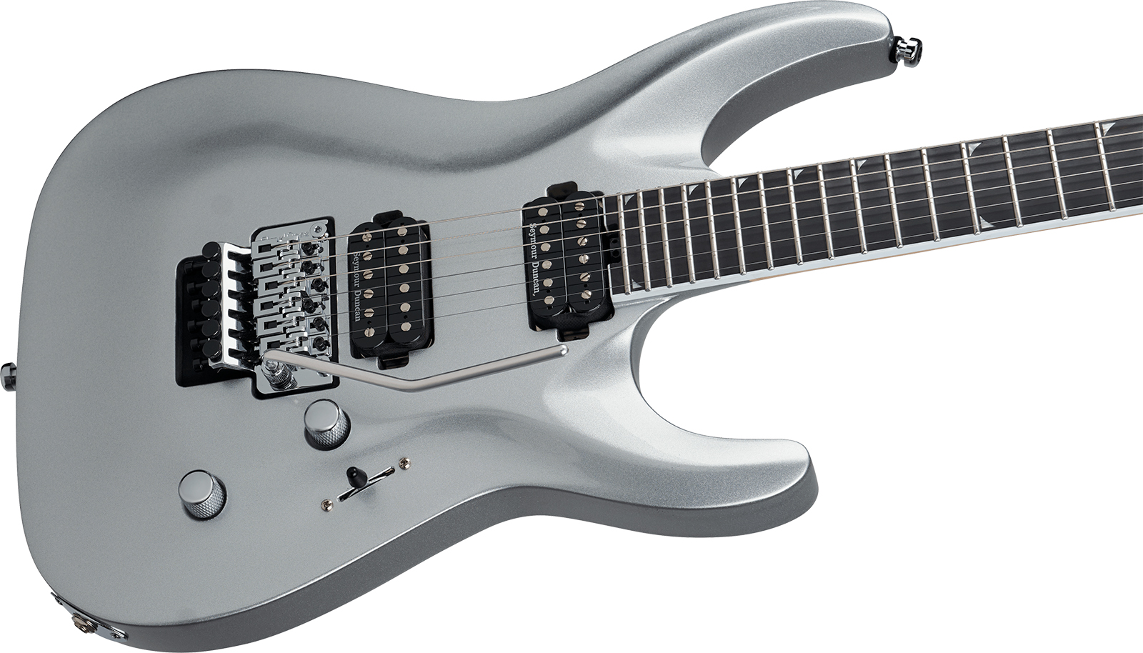 Jackson Sla2 Pro Plus 2h Seymour Duncan Fr Eb - Quicksilver - Guitare Électrique MÉtal - Variation 2