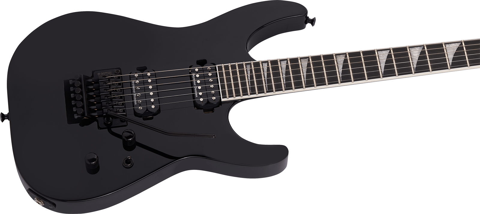 Jackson Soloist Sl2 Mj Jap 2h Seymour Duncan Fr Eb - Black - Guitare Électrique MÉtal - Variation 2