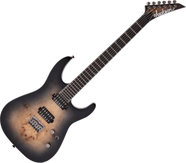 Guitare électrique solid body Jackson Pro Series Soloist SL2P MAH HT - Trans. black burst
