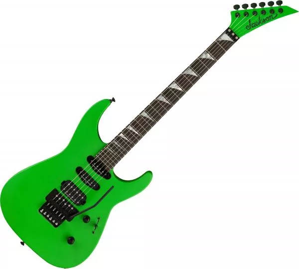 Guitare électrique solid body Jackson American Series Soloist SL3 - Satin slime green