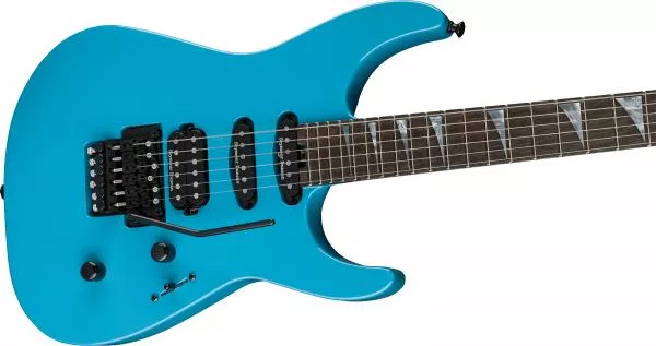 Guitare électrique solid body Jackson American Series Soloist SL3 - riviera blue