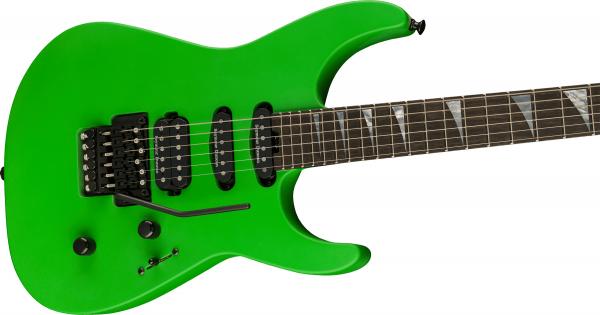 Guitare électrique solid body Jackson American Series Soloist SL3 - satin slime green