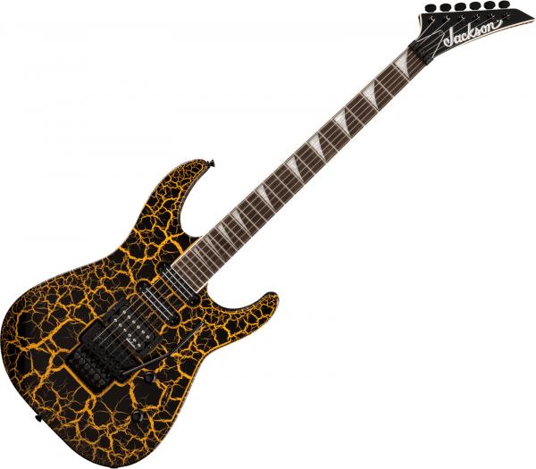 Guitare électrique solid body Jackson X Series Soloist SL3X DX - Yellow crackle