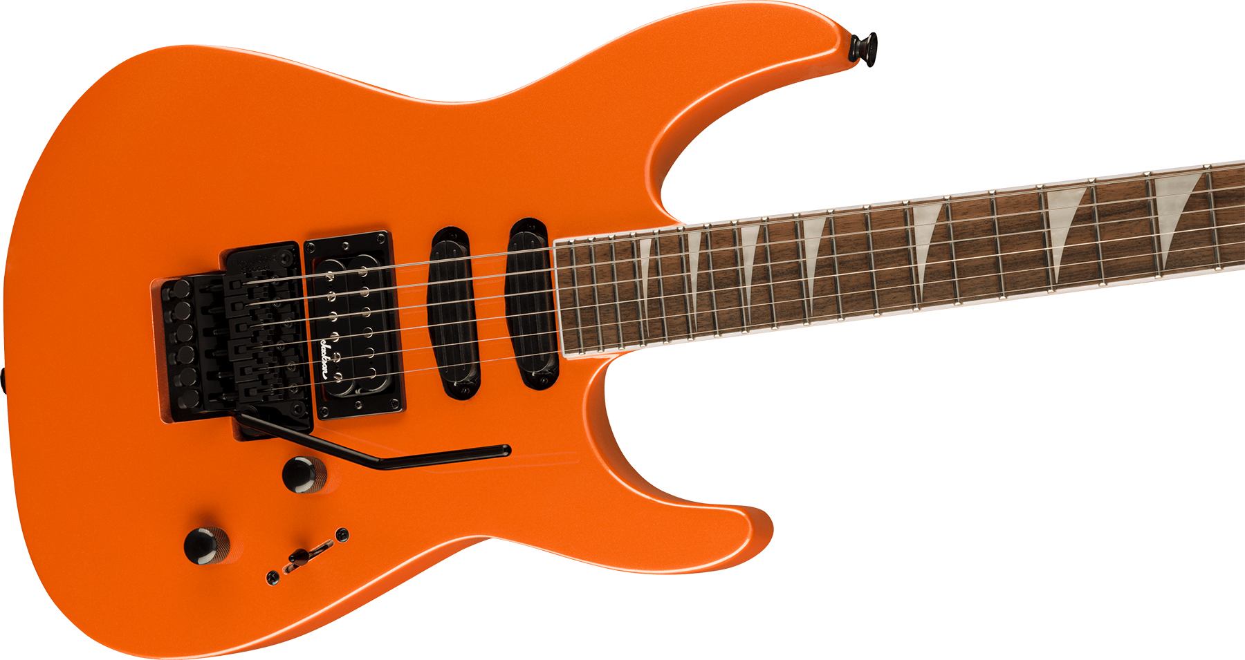Jackson Soloist Sl3x Dx Hstst Fr Lau - Lambo Orange - Guitare Électrique Forme Str - Variation 2