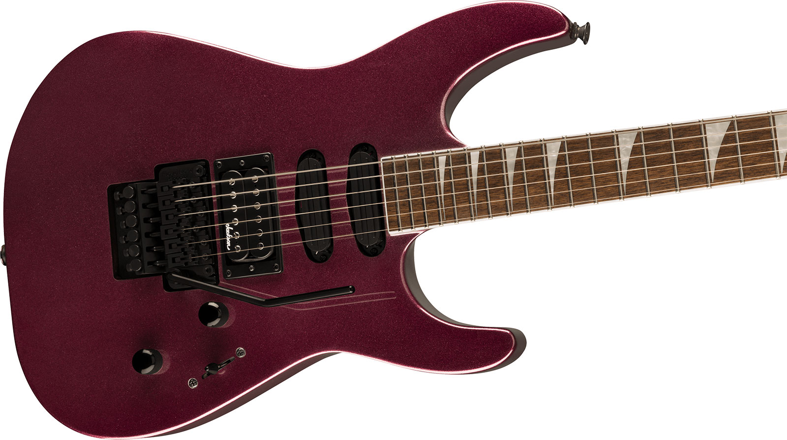 Jackson Soloist Sl3x Dx Hstst Fr Lau - Oxblood - Guitare Électrique Forme Str - Variation 2