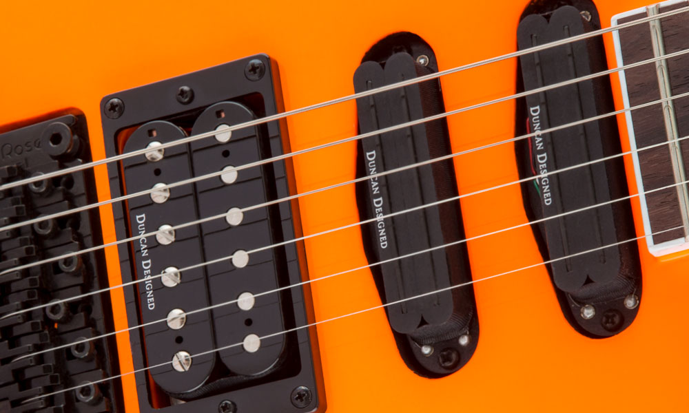Jackson Soloist Sl3x Hss Fr Rw - Neon Orange - Guitare Électrique Forme Str - Variation 1