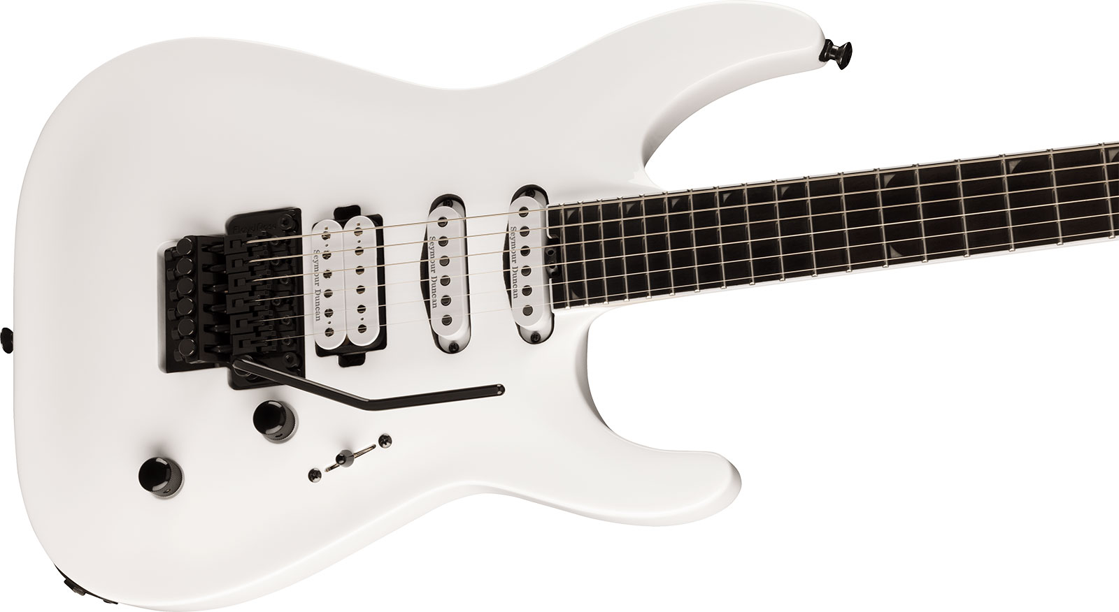 Jackson Soloist Sla3 Pro Plus Hss Seymour Duncan Fr Eb - Snow White - Guitare Électrique Forme Str - Variation 2