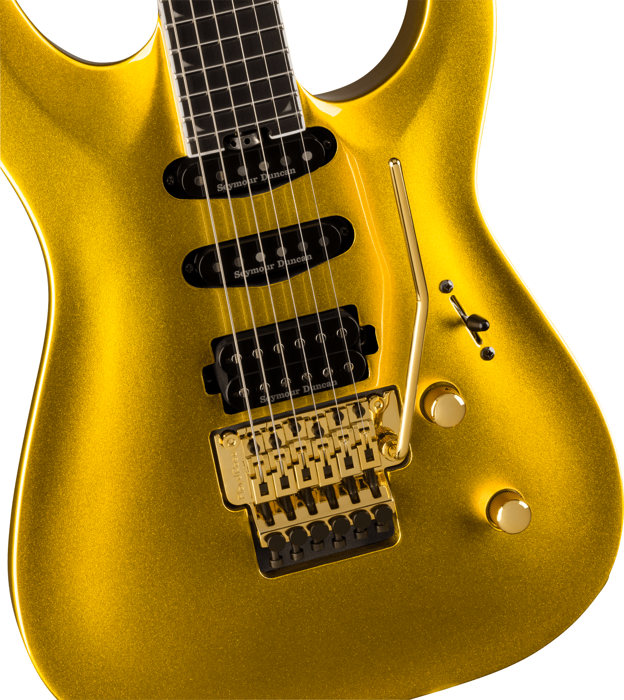 Jackson Soloist Sla3 Pro Plus Hss Seymour Duncan Fr Eb - Gold Bullion - Guitare Électrique Forme Str - Variation 2