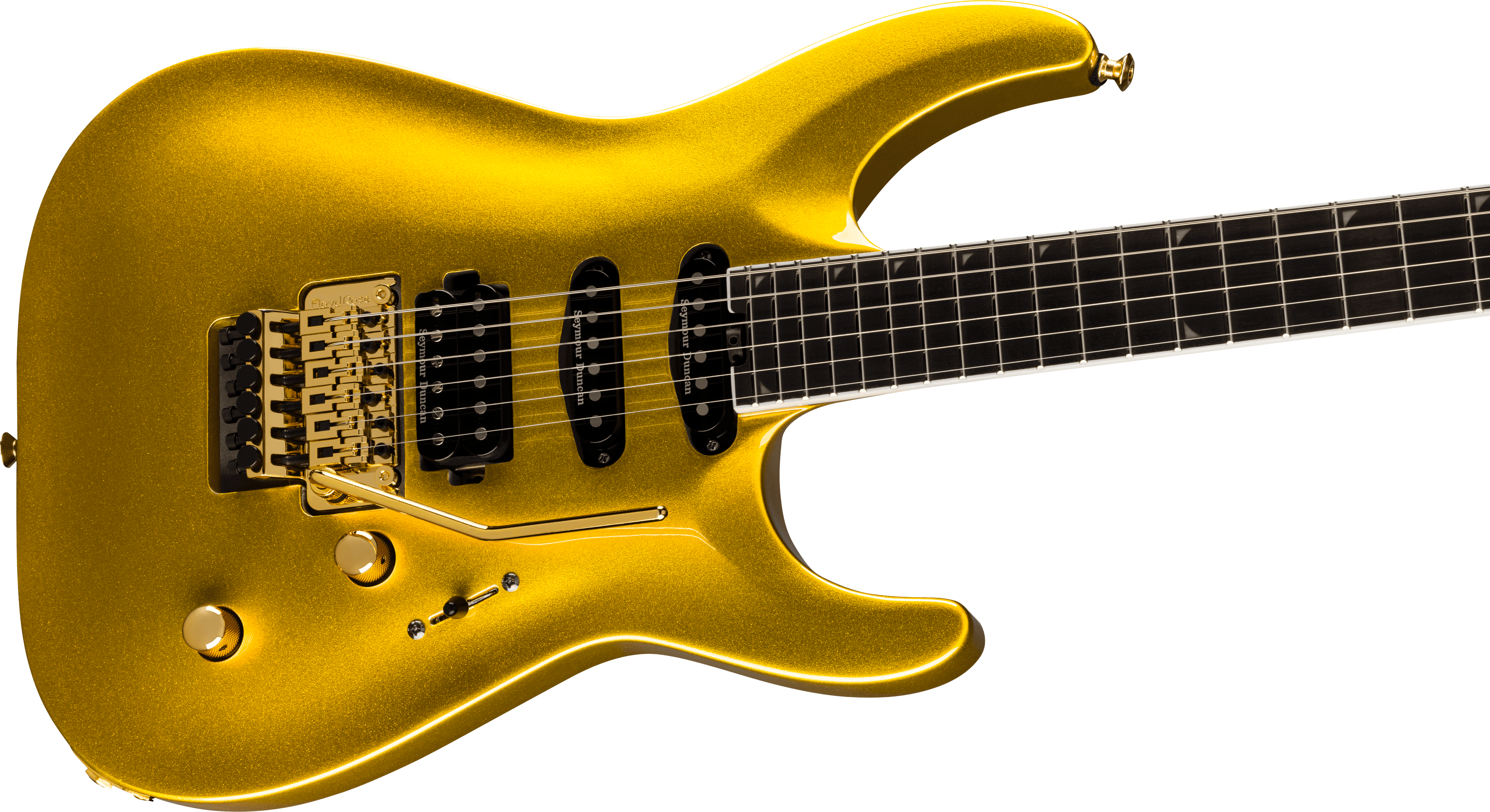 Jackson Soloist Sla3 Pro Plus Hss Seymour Duncan Fr Eb - Gold Bullion - Guitare Électrique Forme Str - Variation 3