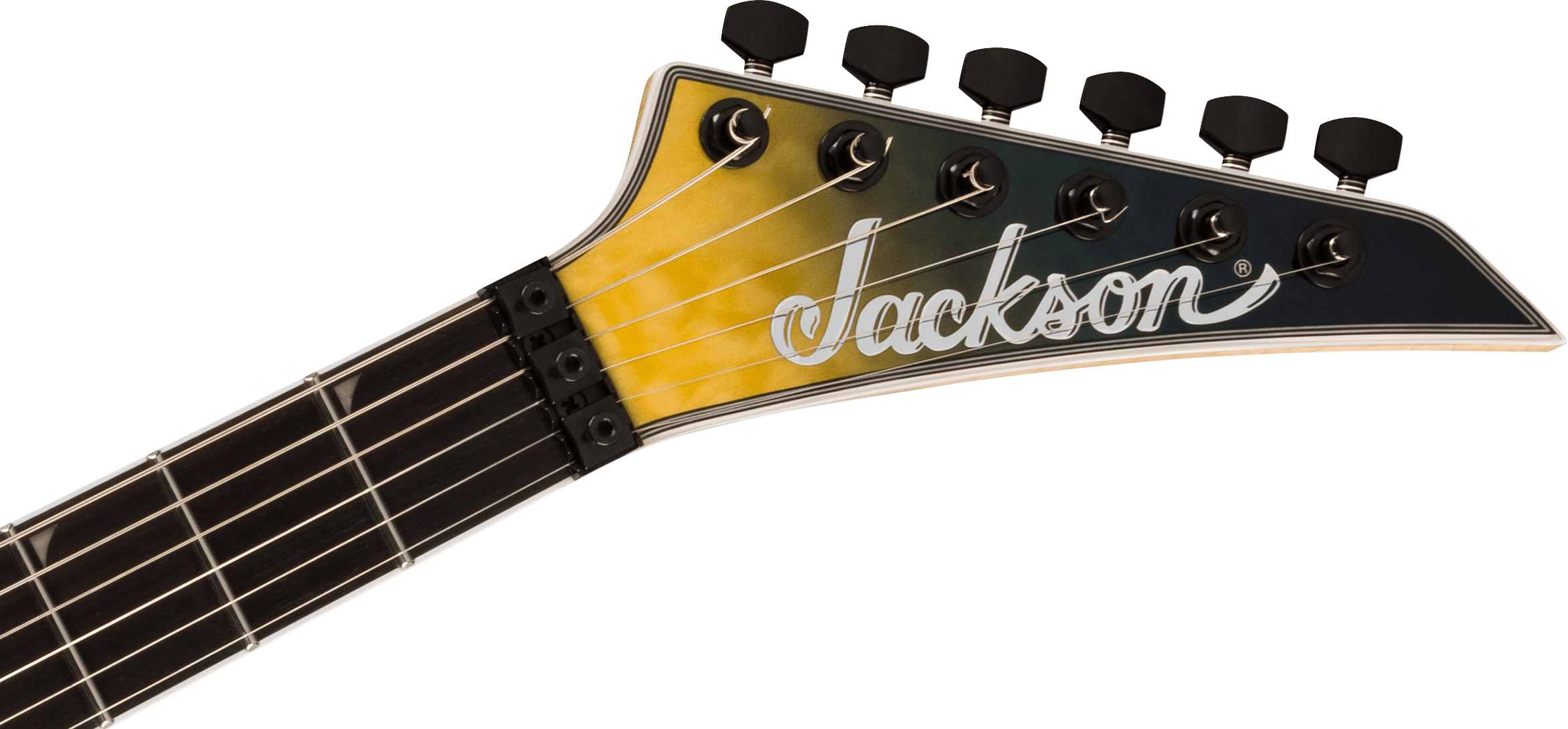 Jackson Soloist Sla3q Pro Plus Hss Seymour Duncan Fr Eb - Amber Blue Burst - Guitare Électrique Forme Str - Variation 4