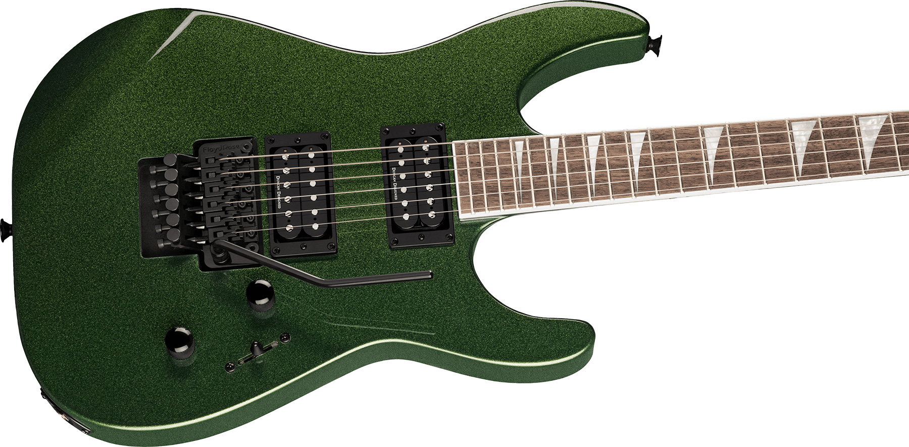 Jackson Soloist Slx Dx 2h Fr Lau - Manalishi Green - Guitare Électrique Double Cut - Variation 2