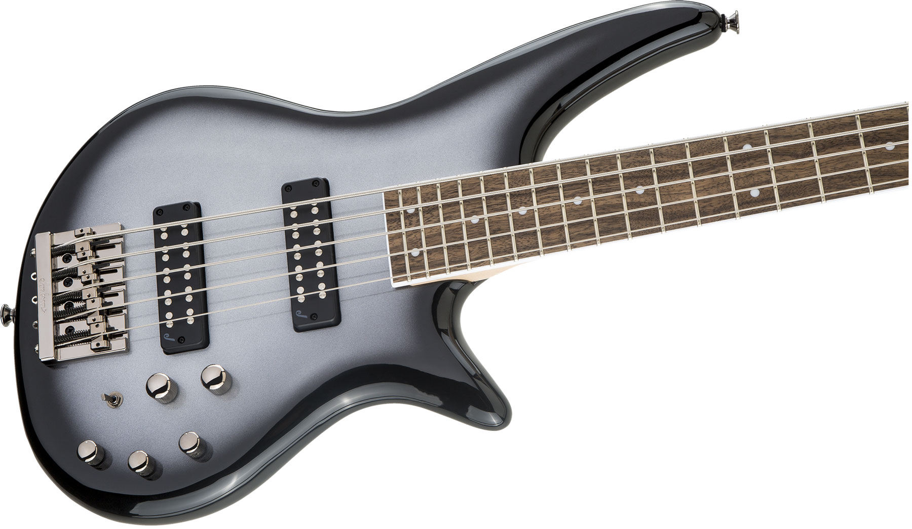 Jackson Spectra Bass Js3v 5c Active Lau - Silverburst - Basse Électrique Solid Body - Variation 2