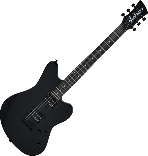 Jackson Surfcaster JS22 HT - gloss black Retro rock electric guitar
