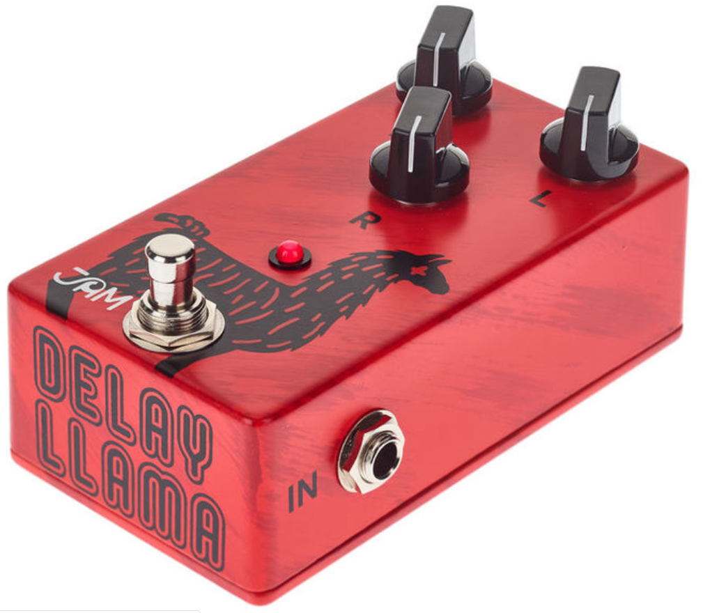 Jam Delay Llama Mk2 - PÉdale Reverb / Delay / Echo - Variation 2