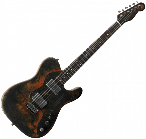 Guitare électrique 1/2 caisse James trussart Deluxe Steelcaster - Rust o matic