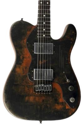 Guitare électrique 1/2 caisse James trussart Deluxe Steelcaster - Rust o matic