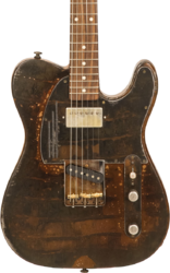 Guitare électrique 1/2 caisse James trussart SteelCaster #20034 - Rust o matic gator