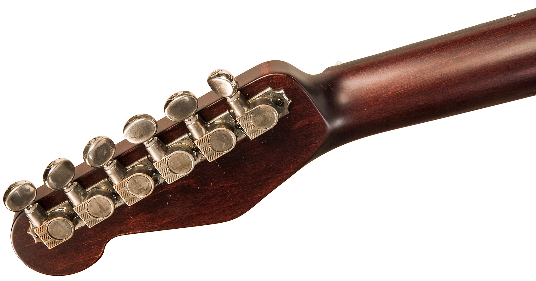 James Trussart Steelcaster Perf.back Sh Rw #21012 - Antique Silver Roses - Guitare Électrique 1/2 Caisse - Variation 4