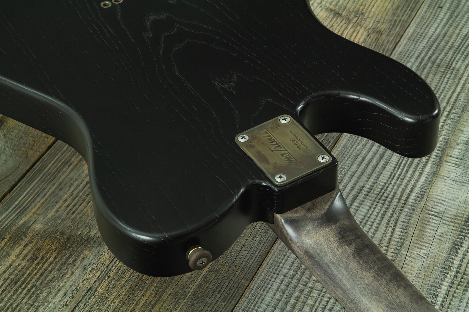 James Trussart Steeltopcaster Sh Ht Mn #26036 - Rust & Black Paisley Engraved - Guitare Électrique Forme Tel - Variation 11